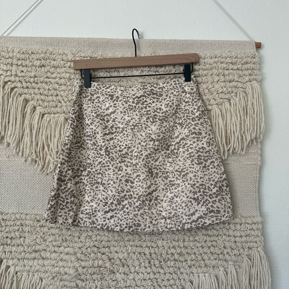 Free People Fake Out Leopard Print Faux Leather S… - image 8